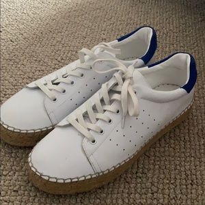 Marc Fisher blue espadrille sneaker